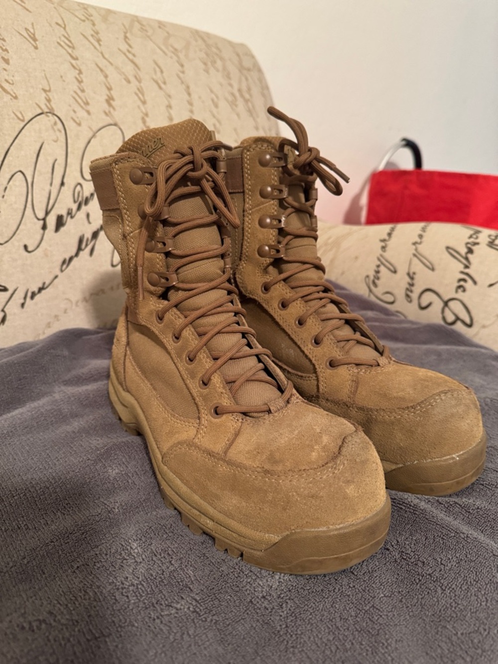 Danner Military-Style Tactical Boot in Coyote